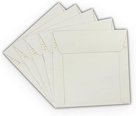 15 אקוסוויפט 6 על 6 דיוורי תמונות דירות מעטפות חותם עצמי מקרטון לבן 6 על 6