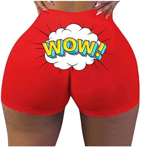 מכנסי אימון של נשים קיץ אופנה לנשים רזות מילים מצחיקות דפיס מכנסיים קצרים קת מכנסיים קצרים תחתונים