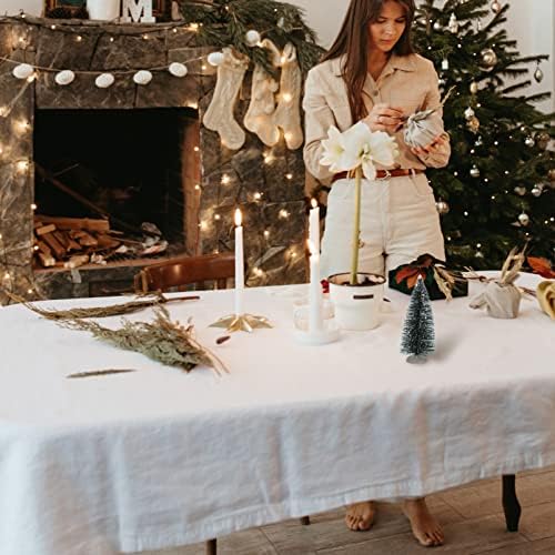 חנוואס עם צילום לבן קטן קישוט משרד חג המולד קישוט ציוד יפה עץ: מסיבת בקבוקים וקישוטים פריסה עצי