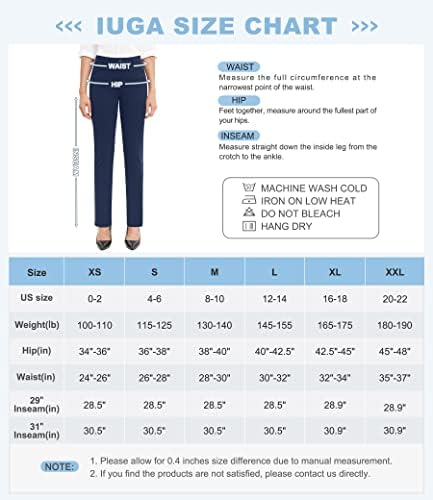 יוגה 29 ''/31 '' מכנסי שמלת נשים מכנסי עבודה נמתחים מכנסיים לנשים מזדמנים בעסקים בעלי מותניים גבוהים