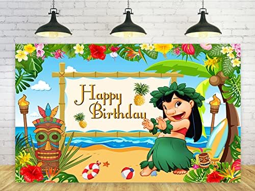 הוואי טרופי לואאו תפאורות עבור לילו וסטיץ ' מסיבת יום הולדת קישוטי אספקת לילו תינוק מקלחת תמונה רקע עבור
