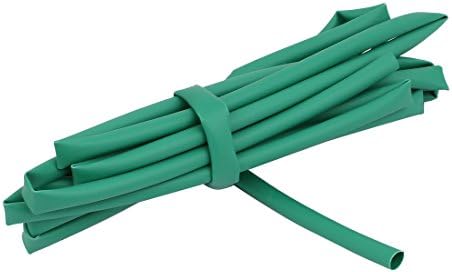 AEXIT 2M אורך ציוד חשמלי DIA 4 ממ בידוד פוליאולפין חום חום צינור צינור עטיפה ירוק