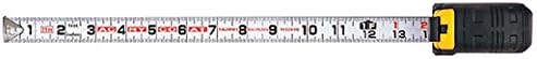 טאג 'ימה ג' י-16 וולט 16' סרט מדידה בקנה מידה סטנדרטי עם 1& 34; להב פלדה