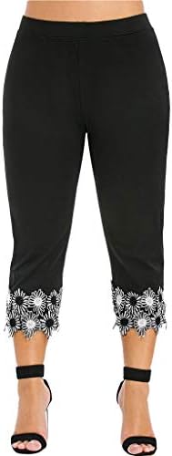 מכנסי יוגה מפורסמים של TIK_TOK, בתוספת חותלות קפרי בגודל לנשים לחדר כושר קצוץ חותלות דחיסה שלל