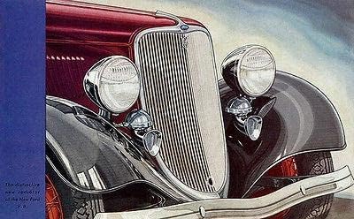 1933 פורד V8 - מגנט פרסום לקידום מכירות
