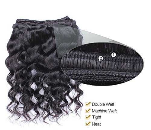 אופנה גלי שיער הארכת מונגולי בתולה רמי שיער טבעי חבילות עסקות לארוג 3 יח ' חבילה 300 גרם טבעי צבע