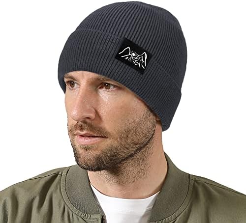 מוקו כפת כובעי עבור גברים עיצובים-הר כפת צמר מרופד חורף חם סרוג כובע באזיקים רפוי כיפות בימס