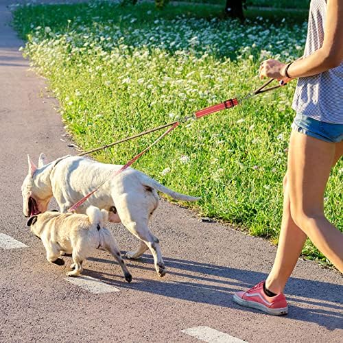 10 יח 'קטעי צווארון בטיחות כלבים - מחברי צווארון כלבים משקפים מתכווננים - רצועת גיבוי כפולה בגיבוי רצועה