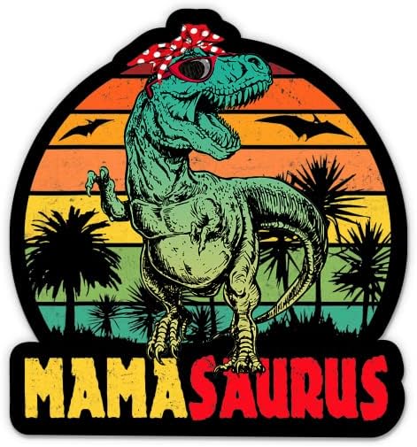 מדבקה של Mamasaurus - מדבקת מחשב נייד 3 אינץ