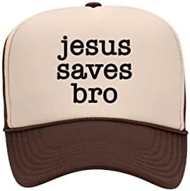 כובע נהג משאית נוצרי / ישו חוסך אחי/סנפבק מתכוונן / כובעי רשת