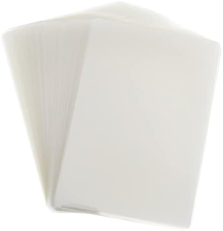 FOMIYES עטיפת נייר מתנה גלישת נייר גיליונות למינציה תרמית, 200 יחידות לשקוף נייר למינציה תרמית