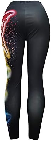 ארוך יוגה מכנסיים לנשים גבוה נשים אופנה פרפר הדפסת יוגה מכנסיים בתוספת גודל מזדמן גבוהה תרמית יוגה מכנסיים