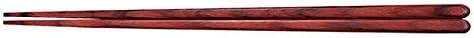 מלאכת פוקוי 5-1156-4 מקלות אכילה, מקלות קוצץ מרובעים של Tenmaru, אדום, 9.3 x 2.8 x 2.8 אינץ ', עץ