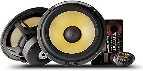 ES -165K - Elite K2 Power Series 6.5 רמקולים רכיבים עם ציוצים וקרוסאוברים