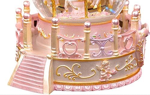 Carnta Crystal Ball Princess Music Box Seat Piece Snow Octet Box מתנת יום הולדת זכר ונקבה
