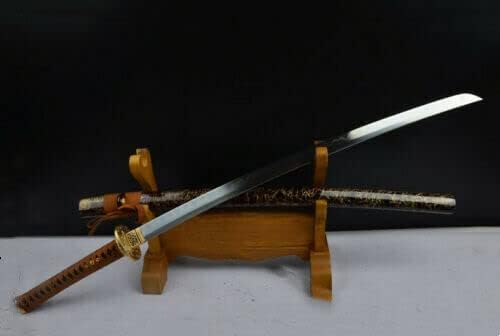חימר PJXC מחוסם מפלדה מקופלת יפנית סמוראים קטנה חרב מאוד חדה