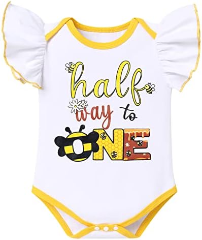 תינוקות תינוקות דבורה חצי 1 1 שני תלבושת יום הולדת 3