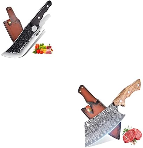 בשר קליבר סכין עם נדן צרור עם מלא טאנג הקצב סכין עבור בשר חיתוך ויקינג סכין עבור ירקות,מטבח סכין