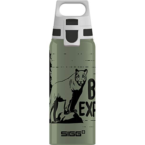 Sigg - בקבוק מים לילדים - WMB אחד אמיץ דוב ירוק - אטום דליפות - קל משקל - BPA בחינם - ספורט ואופניים - 20 גרם