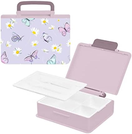 פרפר Alaza Daisy Flower Bento Bento Bento Box