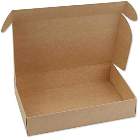 קופסאות קרטון קטנות מנייר וונדרפאק-קופסאות קרטון מנייר קראפט לעסקים קטנים-קופסת מתנה לבנה 9.5 בערך