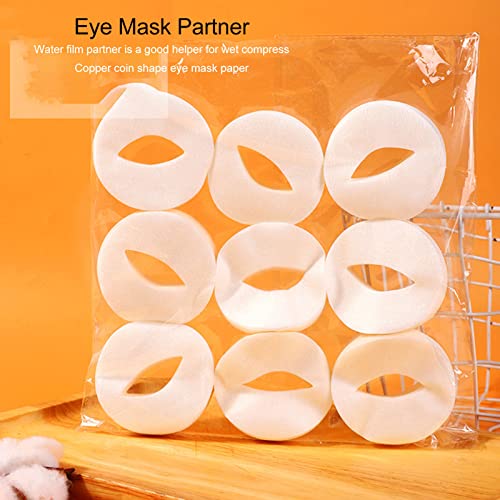 900 יח 'טלאים לטיפול עיניים חד פעמי, נייר מסיכת עיניים דקה במיוחד של DIY לנייר לחות, גיליון מסיכת עיניים