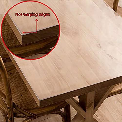 שולחן מפות פלסטיק של YYHJ, מגן בד מלבן מלבן PVC, שופך שמן שופך שופך מחק כיסוי שולחן נקי לשולחן האוכל שולחן שולחן
