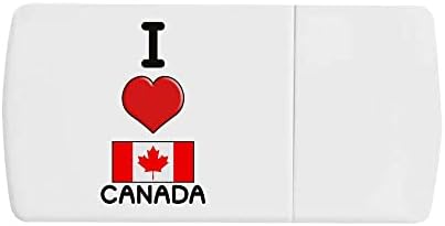 אזידה' אני אוהב את קנדה ' קופסת גלולות עם ספליטר טאבלט