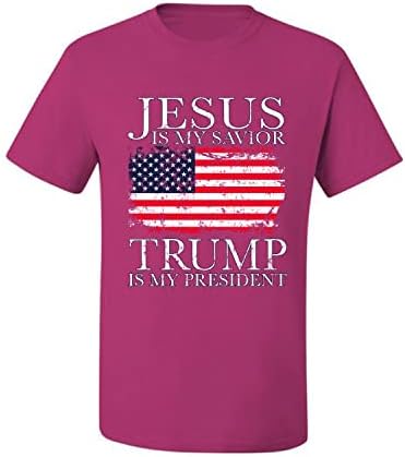 ישו הוא המושיע שלי טראמפ הוא החולצה הגרפית של הגברים הפוליטיים של הנשיא MAGA