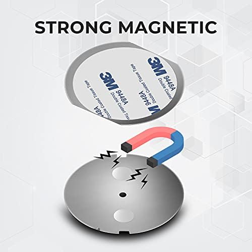 סט אקוי 4 חלקים של כלי התקנה מגנטי-גלאי מגנטי עם דבק 3M, קדחת-קידוחים או ברגים נדרשים לכלי התקנה חסין-פרות,