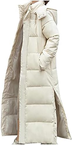 נשים עם בגדי לבוש חיצוניות ארוכות בחורף מעיל צבע אחיד עם כיסים עם כיסים שרוול ארוך רוכסן כפתור פיצול