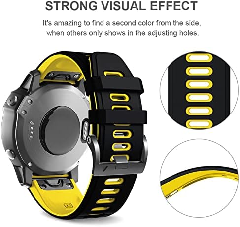 רצועת צמיד חכמה של Aehon Sport Silicone עבור Garmin Fenix ​​6x 7 7x 3HR 935 945 גישה S60 S62 Quick