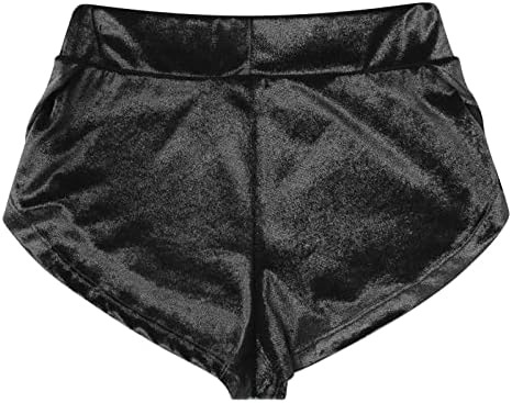 מכנסי קטיפה לנשים אמצע עליית יוגה מריצה מכנסיים קצרים