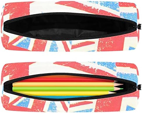 מארז עיפרון Guerotkr, כיס עפרון, תיק עיפרון, אסתטיקה של עפרון, דגל אמנות וינטג 'בבריטניה