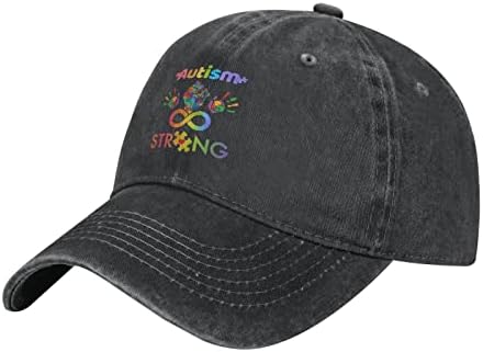 Auttag Autism מודעות לדגל כובע בייסבול כובע גולף מתכוונן כובע אבא של נשים