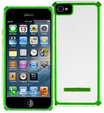 כפפת גוף 9312101 מארז טקטיקה עבור אפל אייפון 5 - לבן/ניאון ירוק