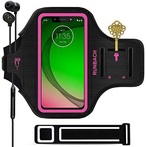 Runbach Supproof Running Armbard for Motorola One Fusion/Edge Series/E7 Power/E7 Plus/G Stylus/G