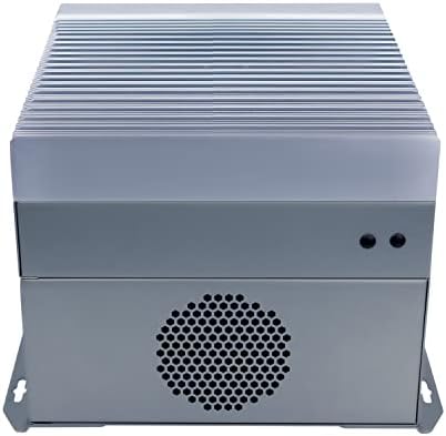 HUNSN Fanless מחשב תעשייתי, IPC, Mini PC, I3 6100T, IX03, DP, HDMI, 6 x-COM, 3 x LAN, 4 x חריץ הרחבה, DC פיניקס