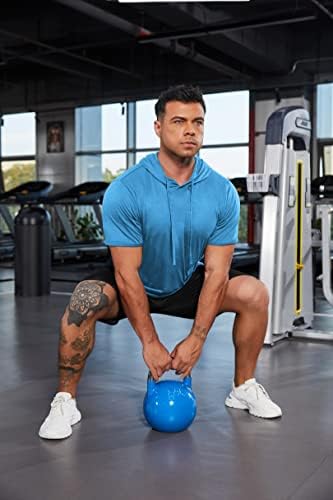 חולצות אימון קואופנדי לגברים לחולצת שרירים פיתוח גוף חדר כושר טי טי שרוול קצר עם שרוול מצויד חולצות מצוידות