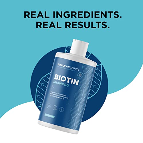 שמפו ביוטין מעניק נפח לשיער דליל-שמפו לשיער דק עם קרטין רוזמרין ושמנים אתריים לטיפול בשיער -
