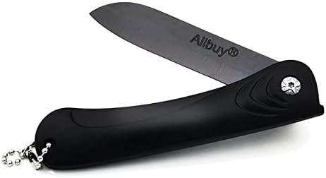 Alibuy 3 סכין סכין סכין קיפול קרמיקה