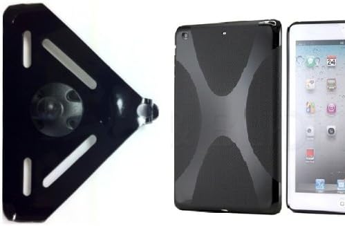 Slipgrip RAM 1 מחזיק כדור לטאבלט של Apple iPad Mini באמצעות תבנית צורה x מארז כיסוי אחורי דק