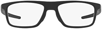 אוקלי גברים של שור8127 פומל מלבני קריאת משקפיים, סאטן שחור, 53 ממ + 1