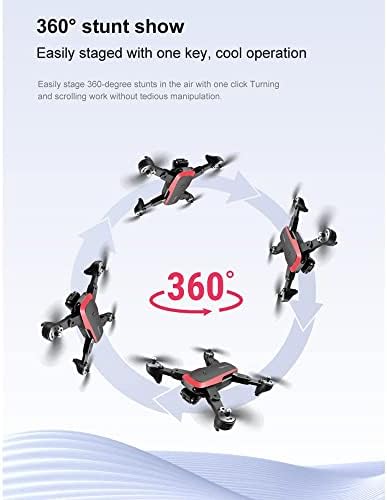 DOJIKHSD DRONE עם מצלמת 4K HD למבוגרים, העברת וידאו 300 מ ', GPS מיקום צילום אווירי מקצועי Quadcopter עם