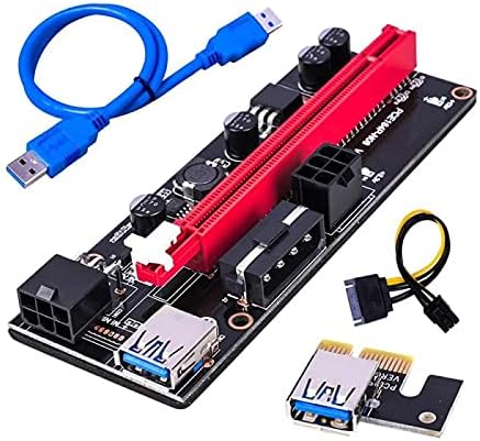 מחברים USB 3.0 PCI -E Riser ver 009S Express 1x 4x 8x 16x מאריך מתאם מתאם מתאם SATA 15 pin