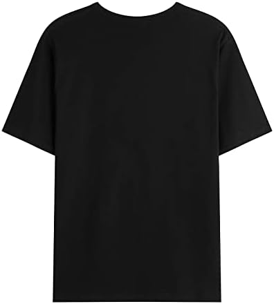חולצות לגברים של שרוולים קצרים יומי חולצות אופנה מודפס צוות צוואר ספורט מזדמן חולצה בסוודרים